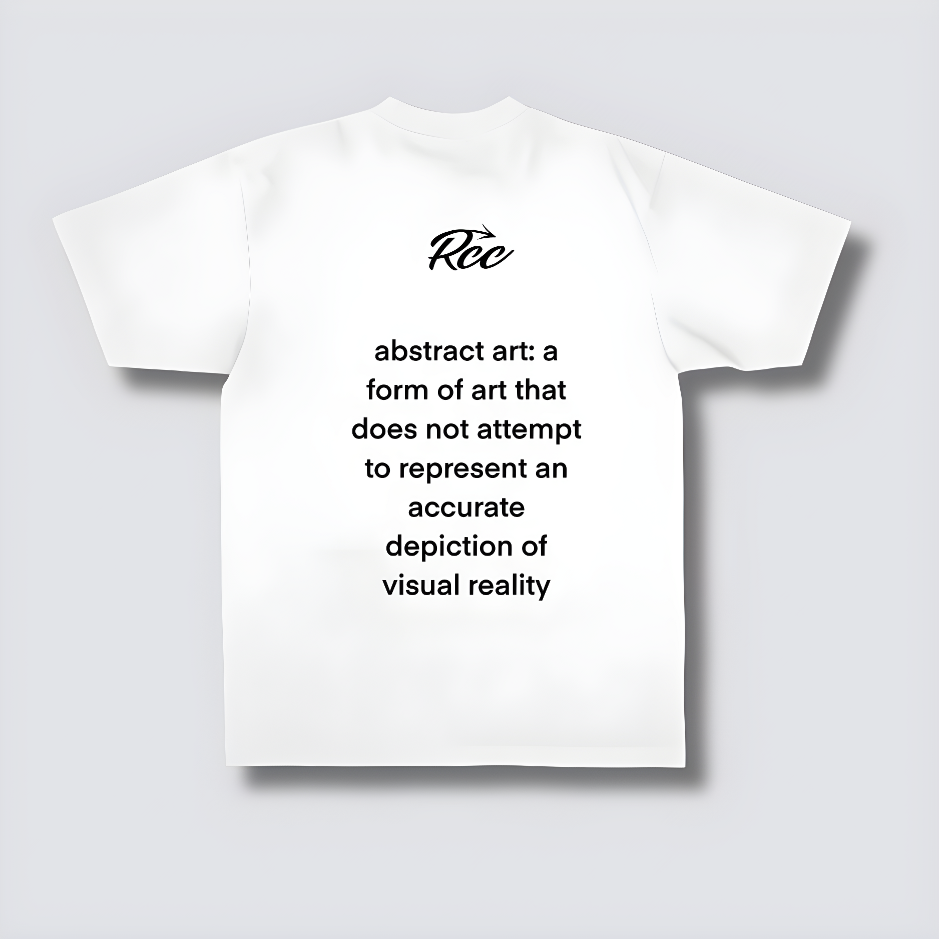 RK ABSTRACT TEE WHITE